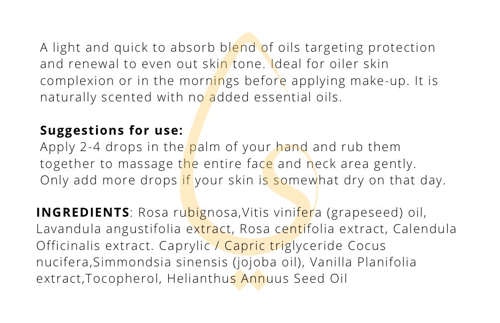 Yatlina Eternal Youth Facial oil information details