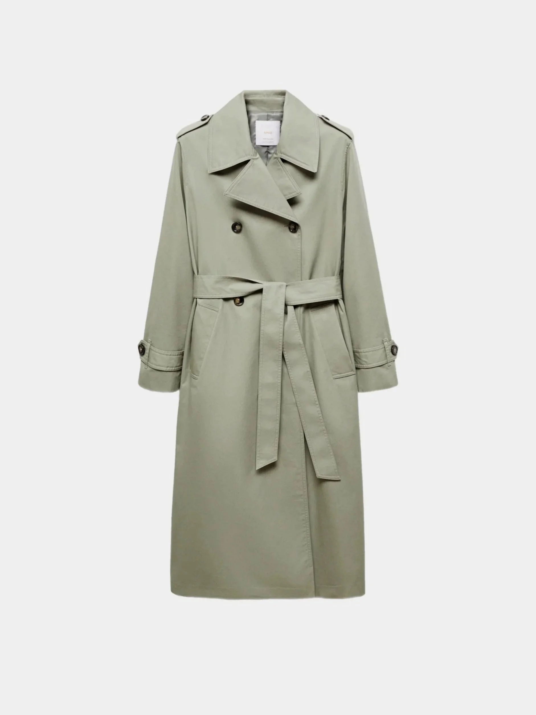 Green Trench Coat 