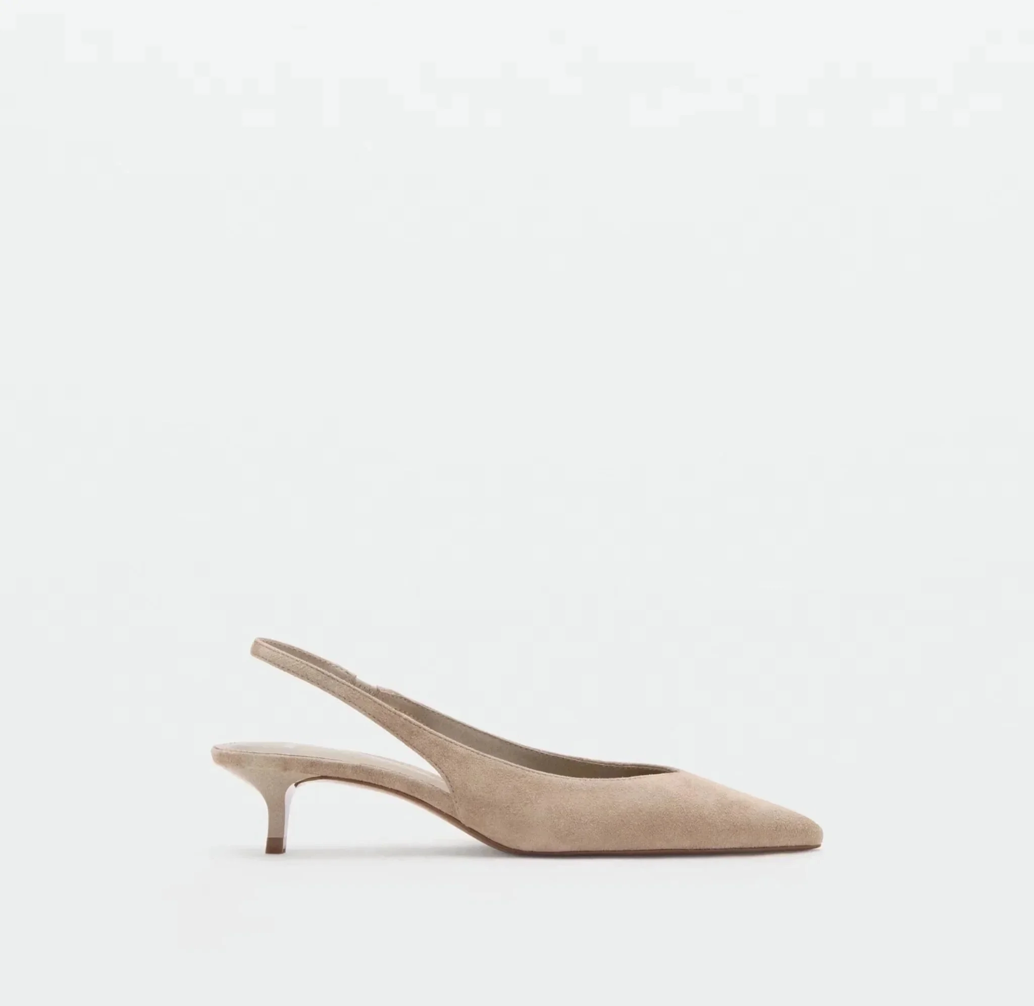 Suede Pump