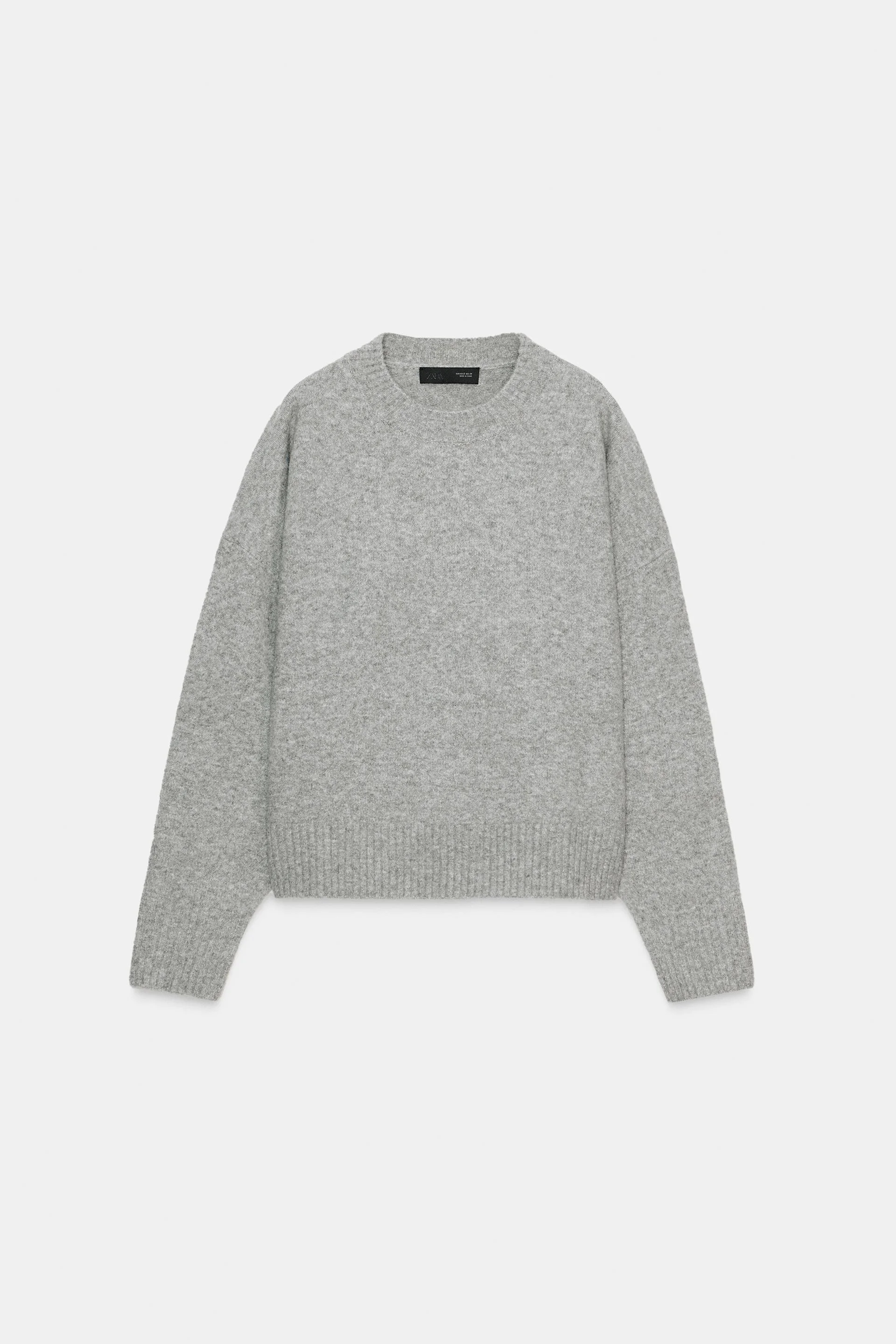grey marl sweater