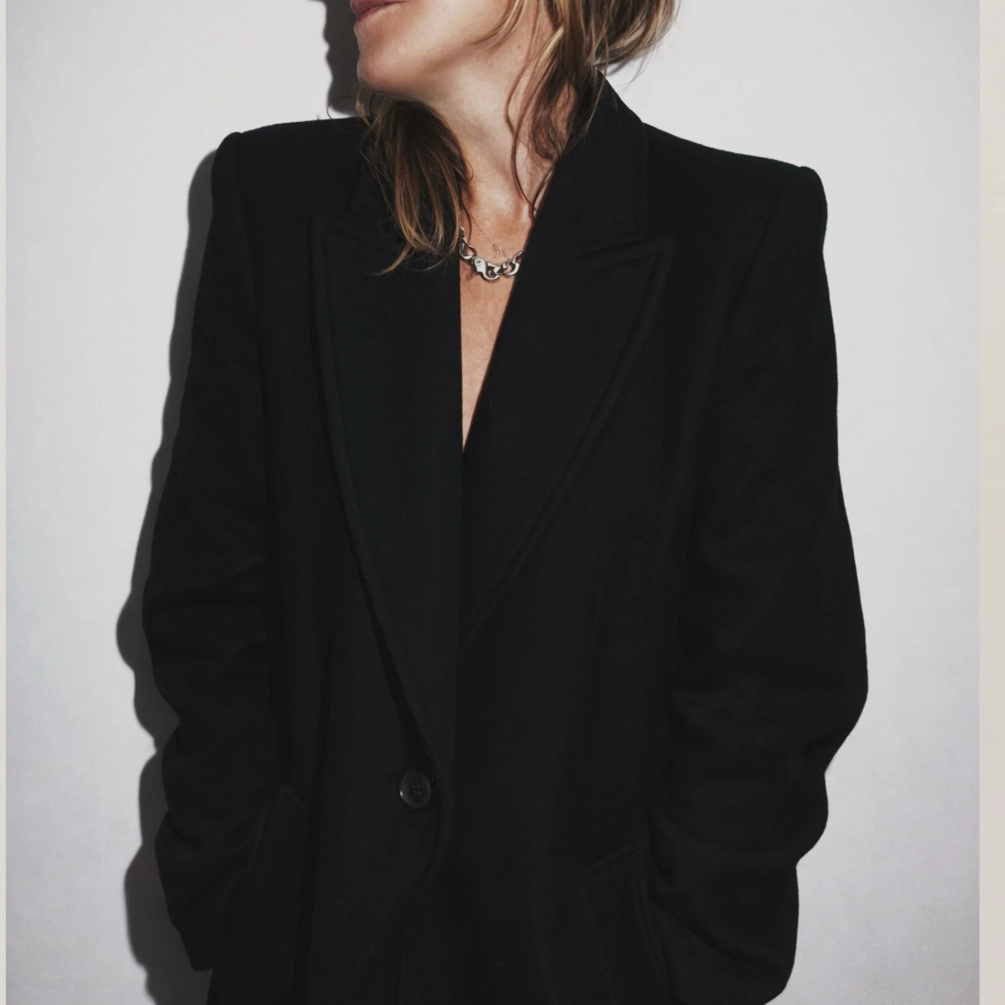 Black Trench and Silver Mini Necklace.jpg