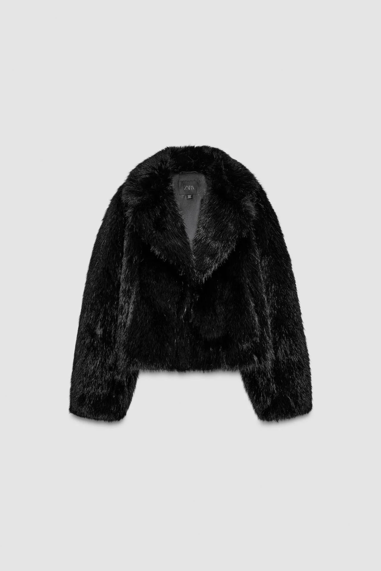 Zara cropped fur