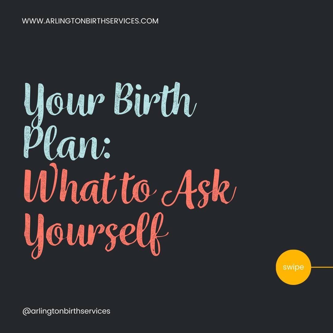 Want a quick tip on your birth plan? 
.
.
.
Clarity and Simplicity are KEY 🔑
.
.
.
Your birth plan should be clear and concise. Swipe through for some of the questions that I think you should ask yourself as you build your birth plan.

#arlingtonbir