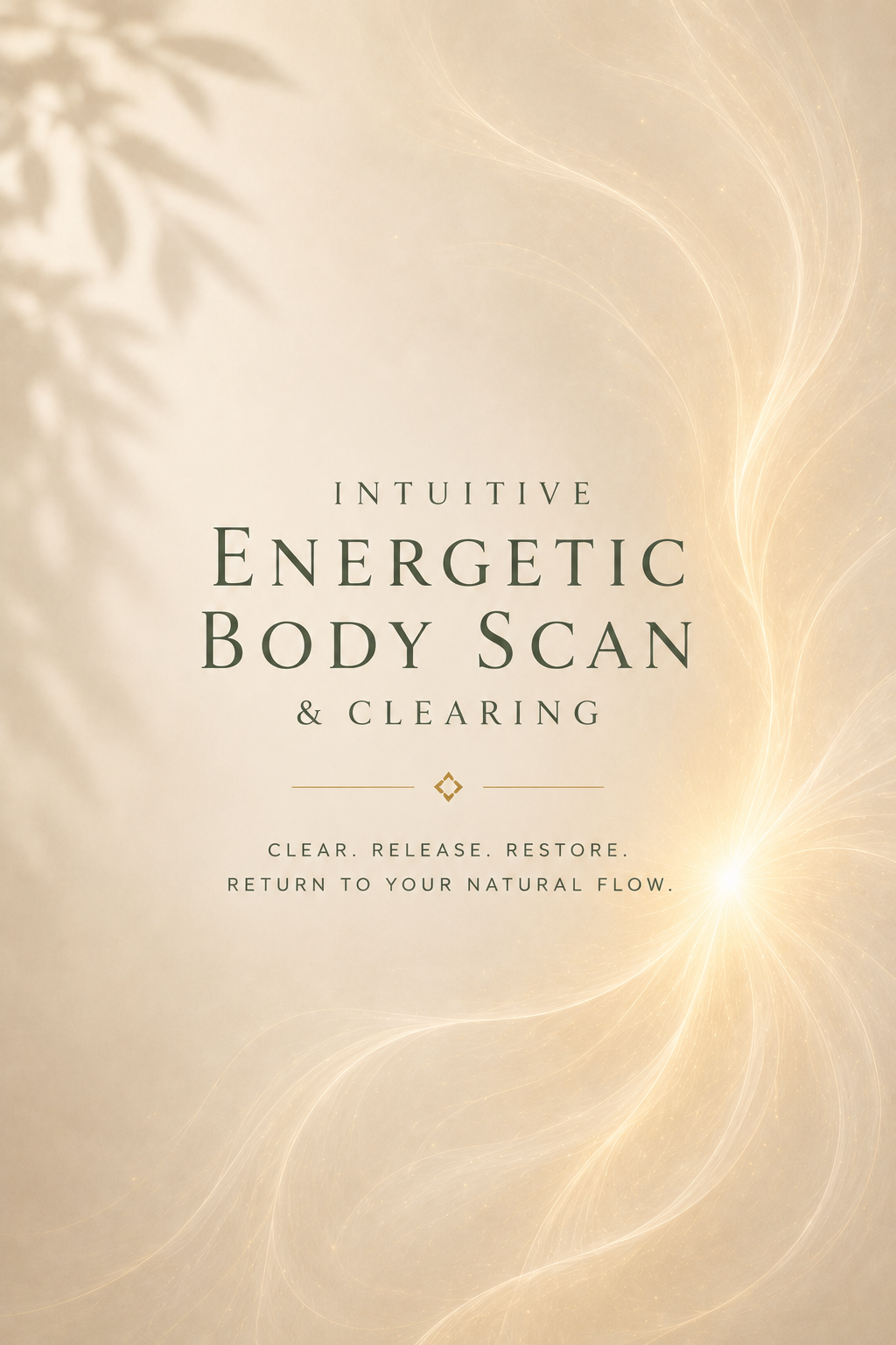 Intuitive Energetic Body Scan & Clearing