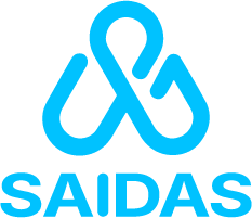 SAIDAS logo with a blue abstract symbol above the company name