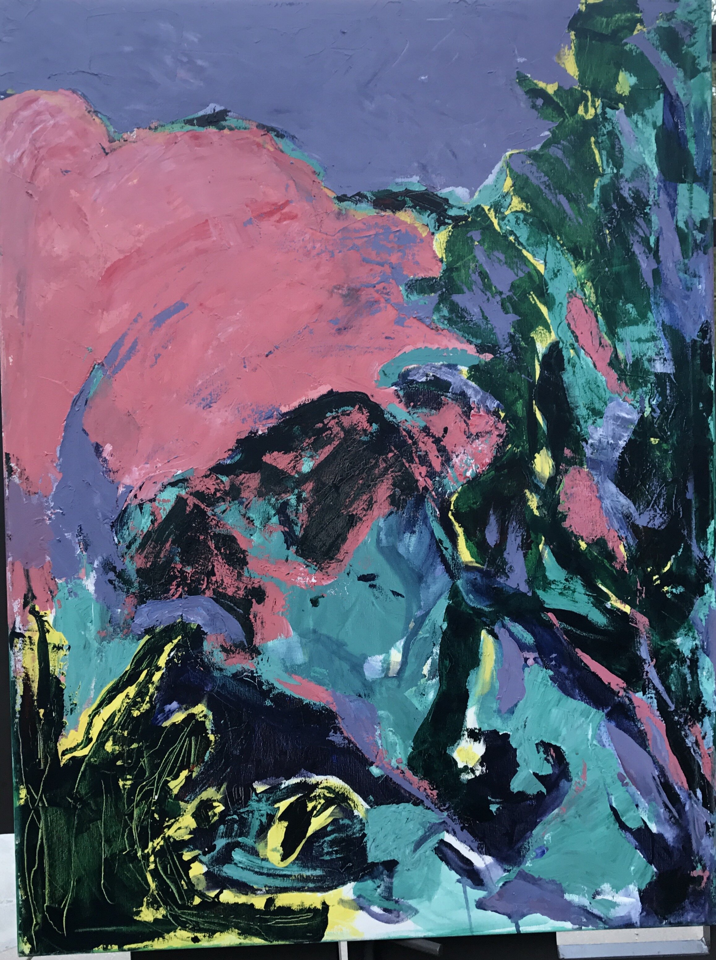 Royal Way 1, acrylic on canvas