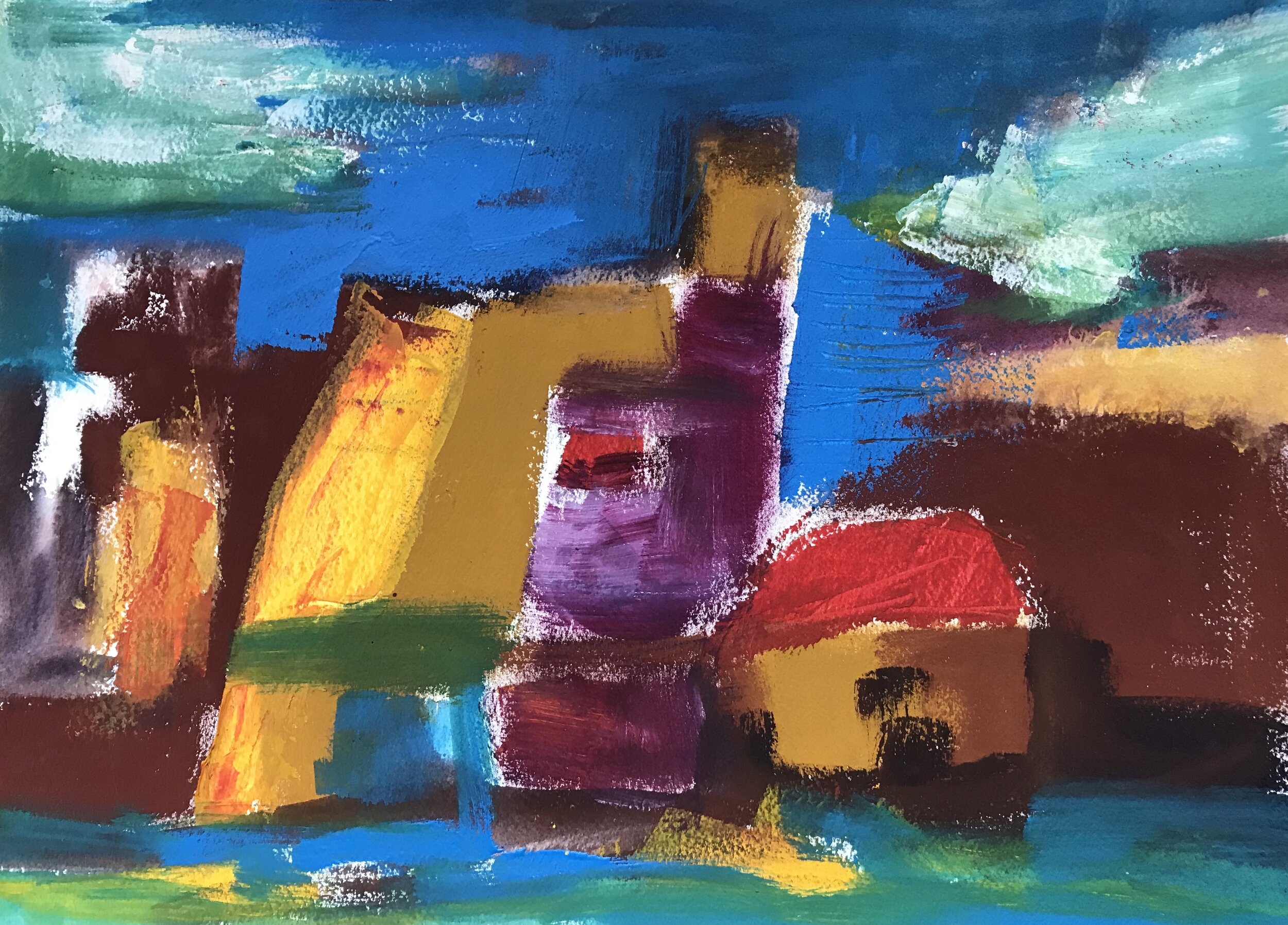 Imaginado, watercolor, 10"x14"