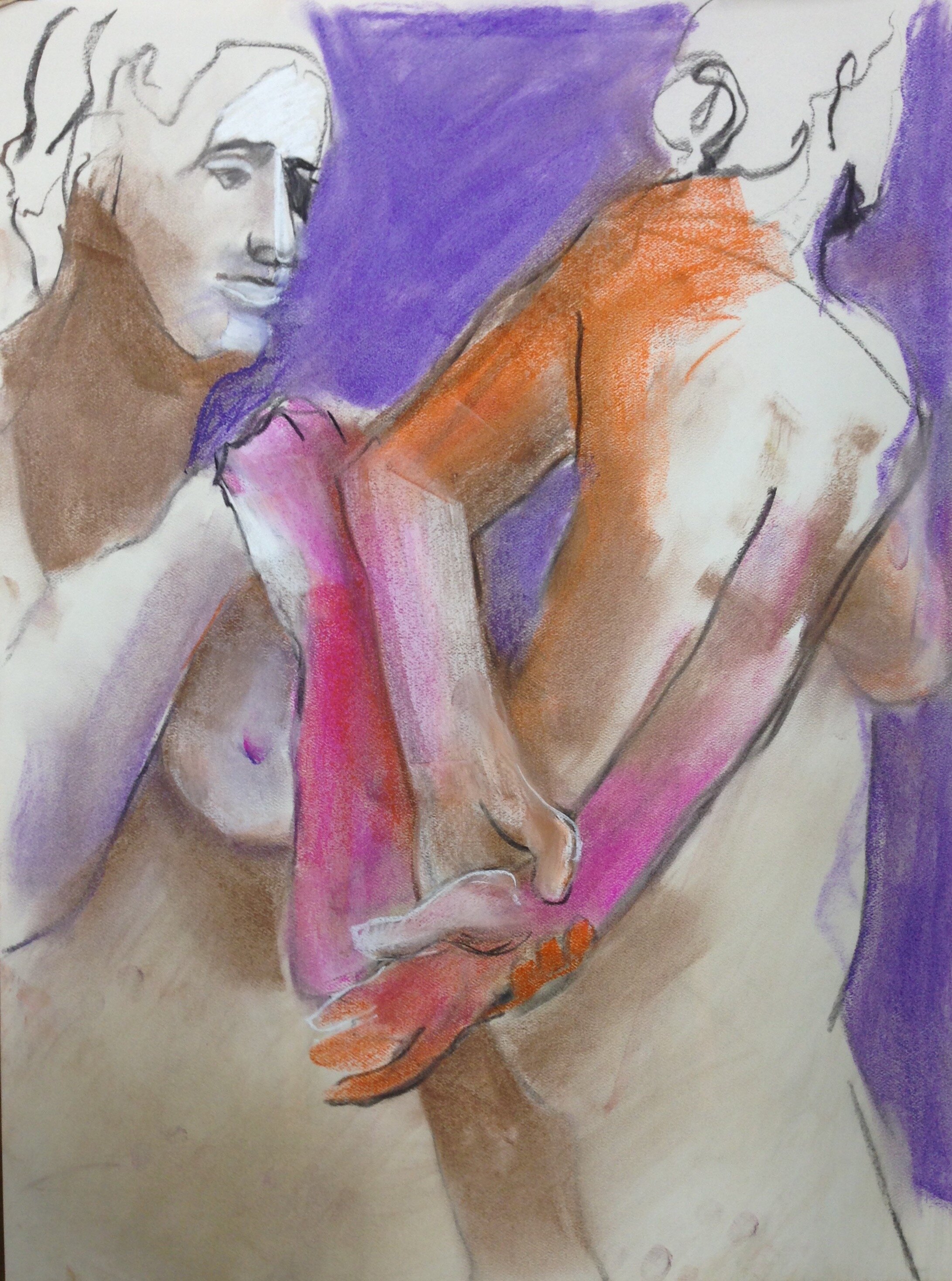 Directions, pastel, 24"x18"