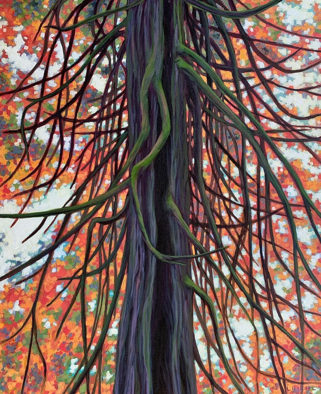 Quietly Unassuming, 30x24" acrylic - $1,975 - available at AGGV Rental & Sales