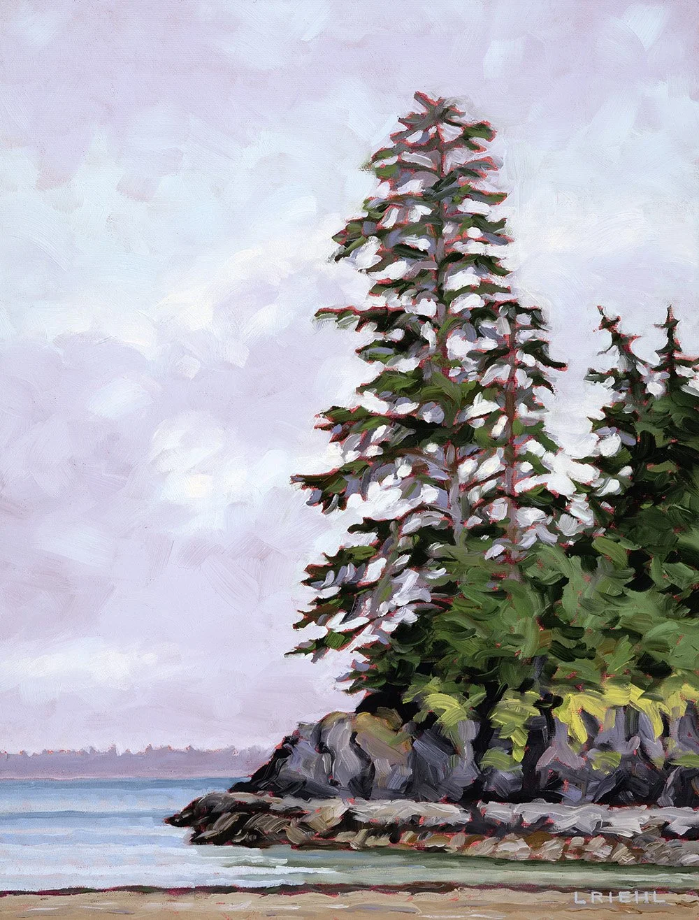 Whispers From the Edge, 18x14" oil - $800