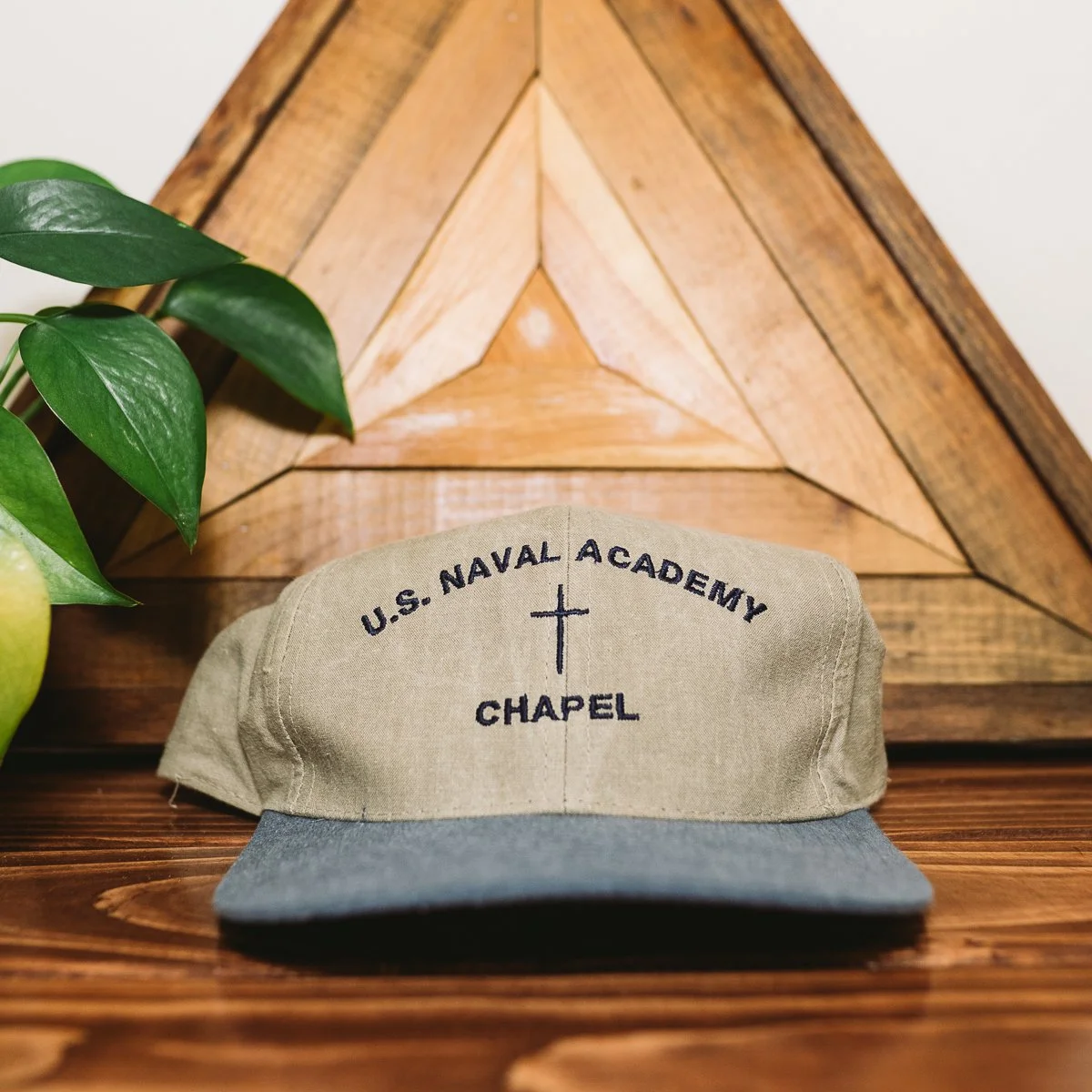 90s U.S Naval Academy Chapel Snapback Hat