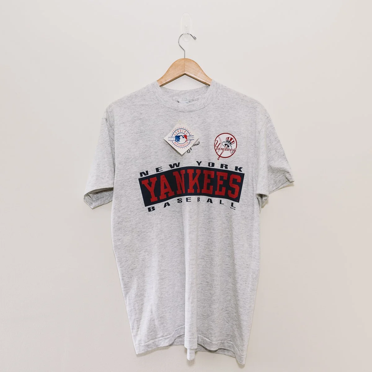 1995 New York Yankees Single Stitch Autographed Shirt (L)