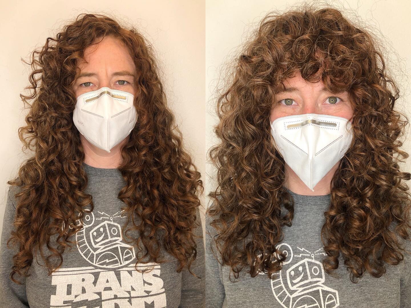 One of my favorite redheads ❤️✨Bringing back her curly bangs and a little more shape! Also, if you&rsquo;re into working out from home, you need @workoutwithericanix classes ASAP!!! All humans welcome, no experience necessary -check her out! She is a