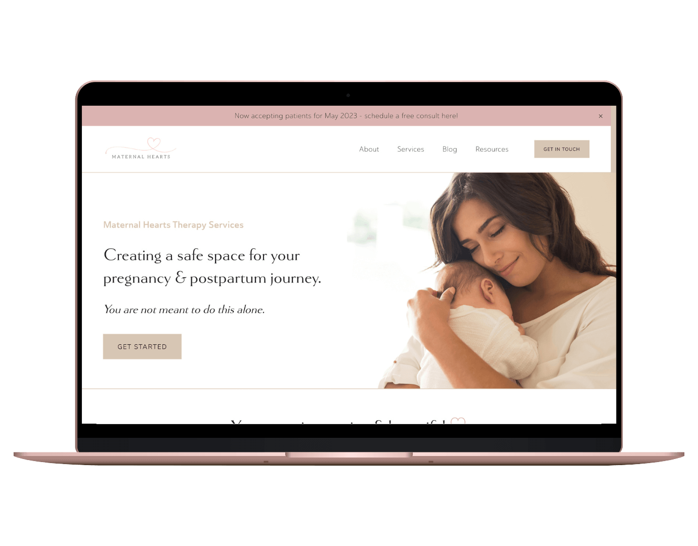 Perinatal Psychotherapist Website