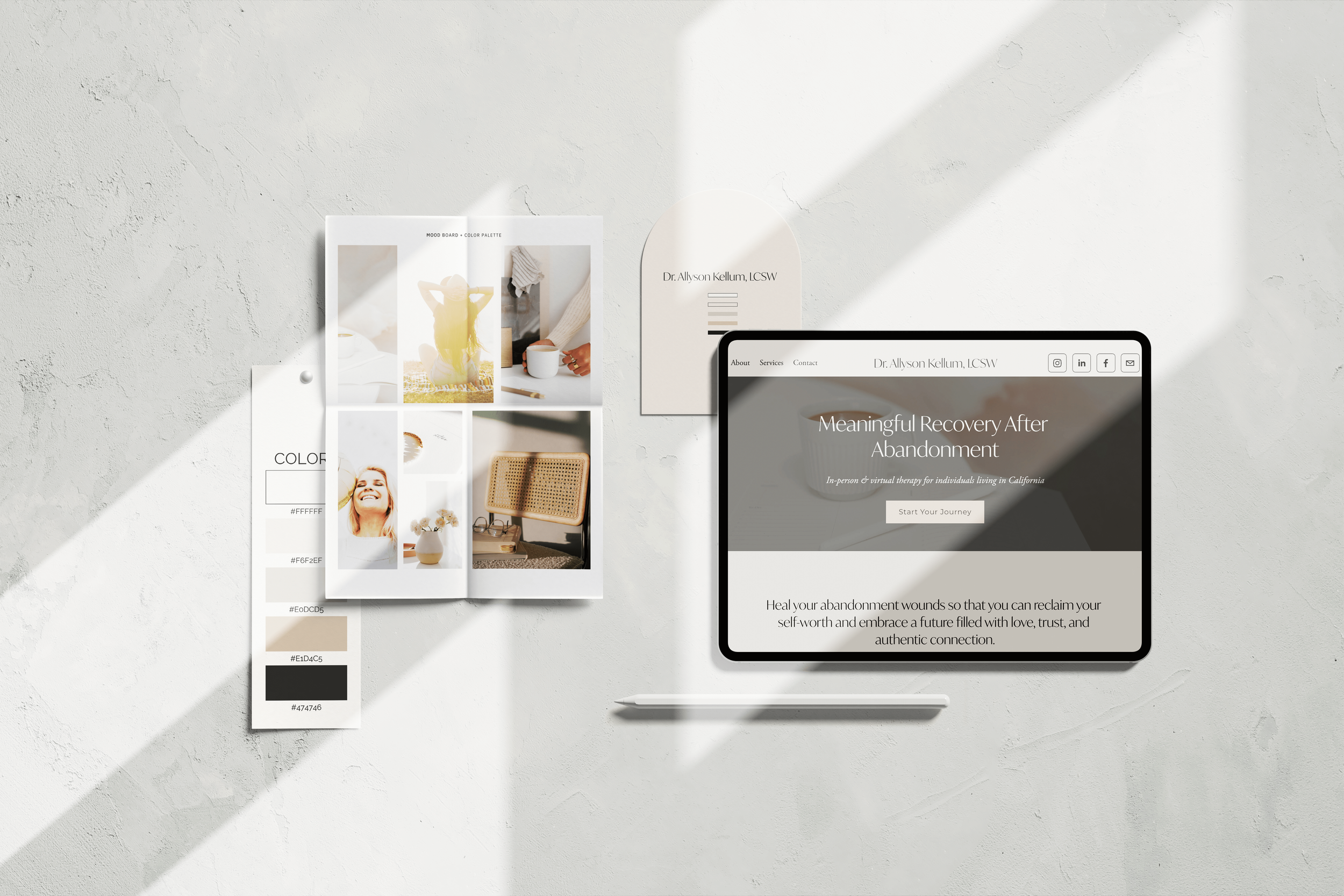 Therapist website example