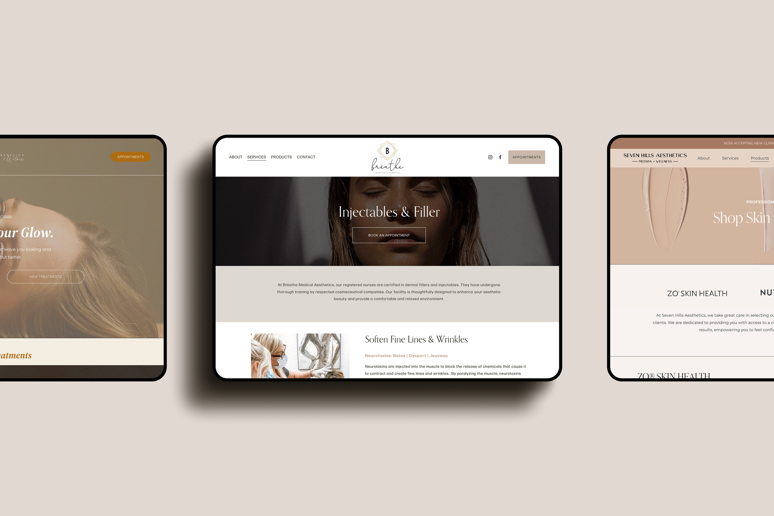 best med spa websites