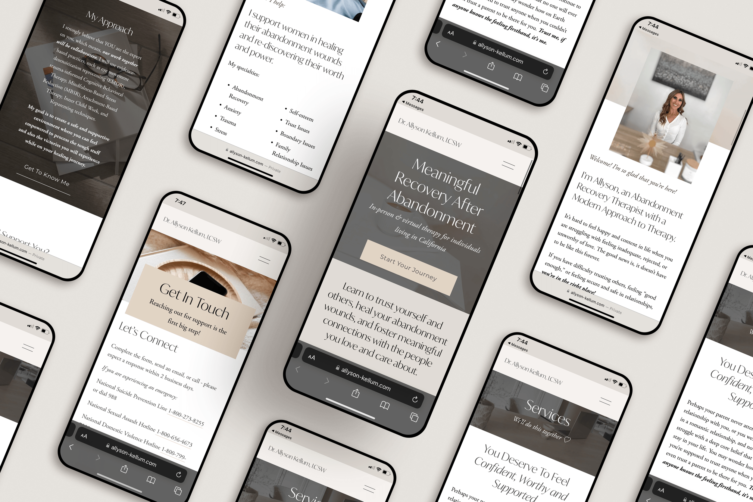 Therapist website designer