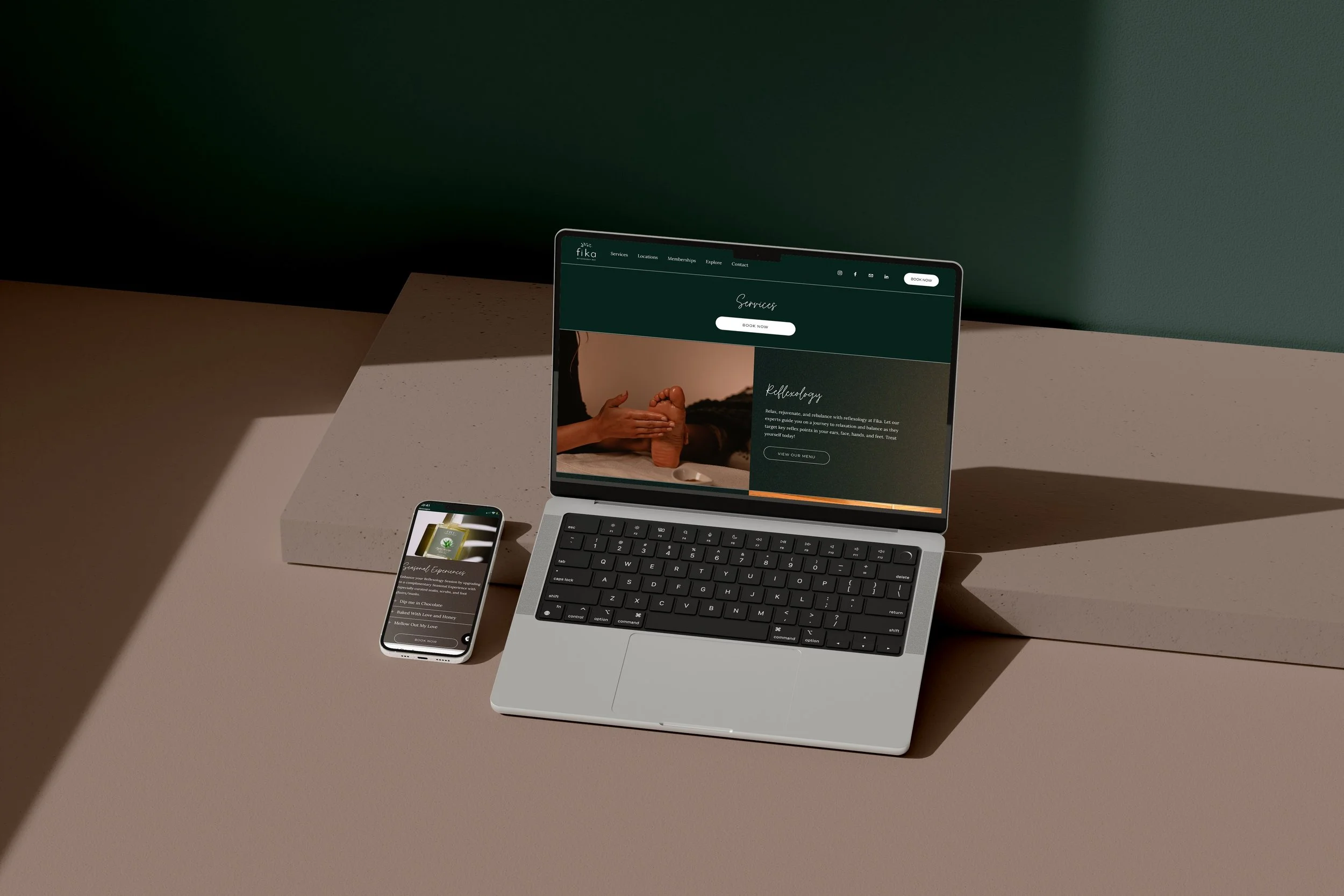 Foot Spa Website Design