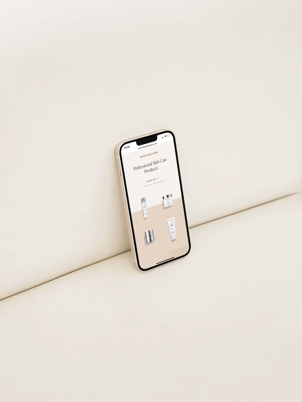 Aesthetician website inspiration