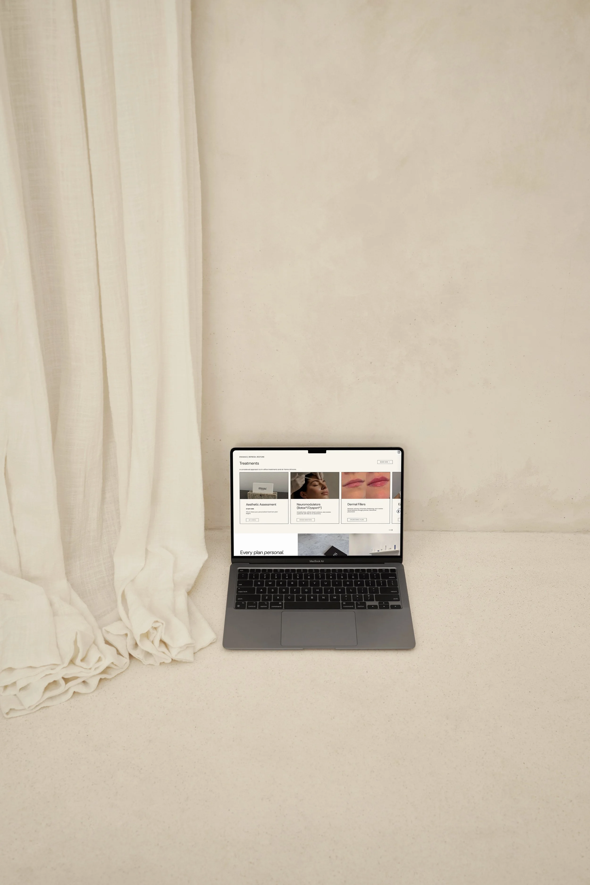 maae Aesthetics custom med spa website design