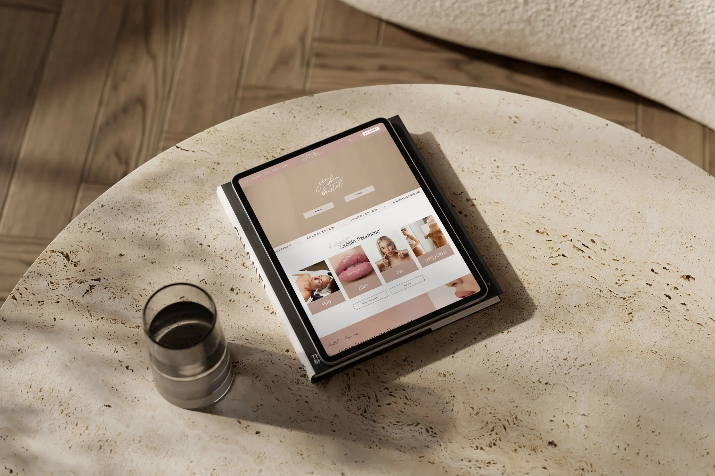 Website for medical aesthetician squarespace