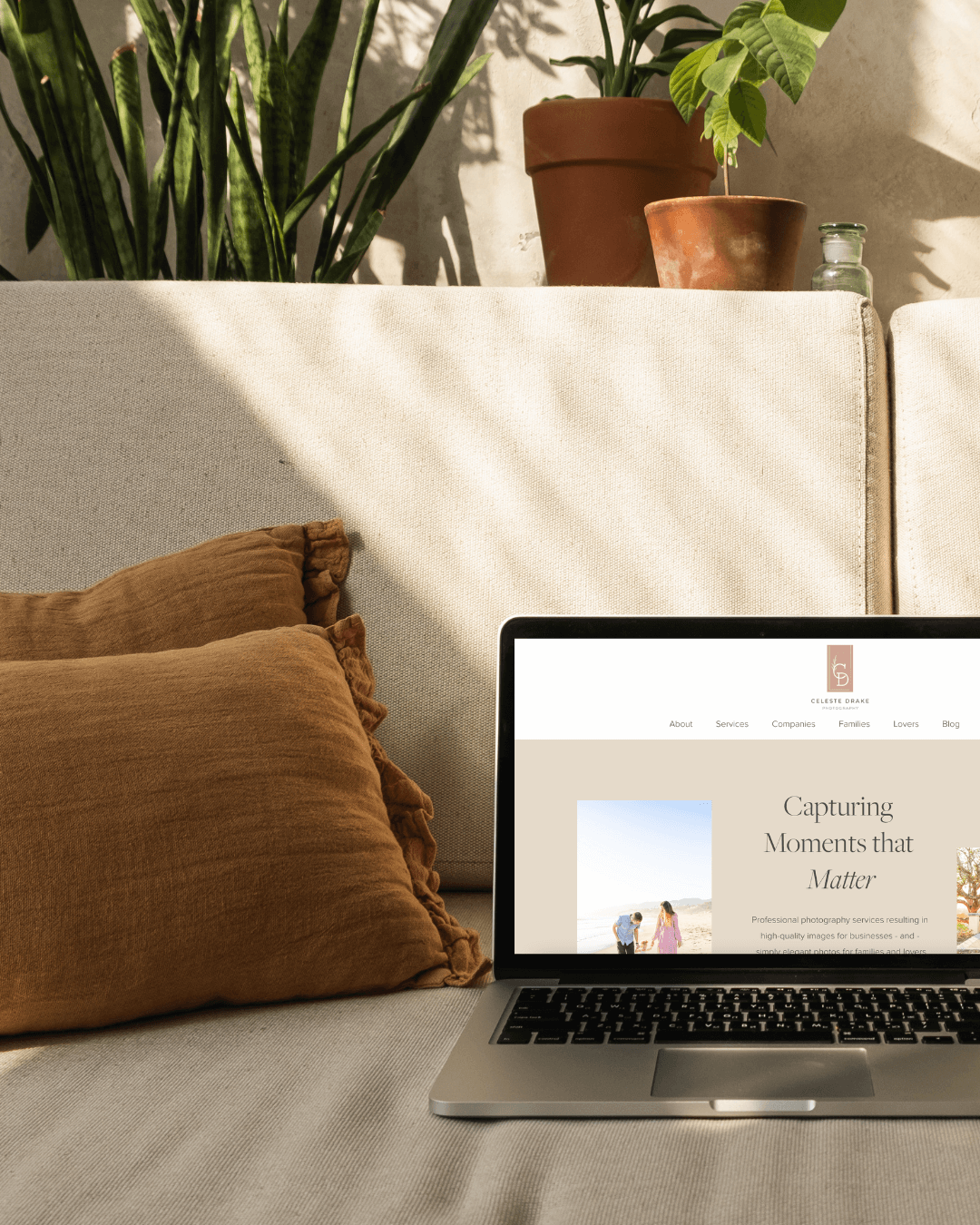 Photographer website Squarespace