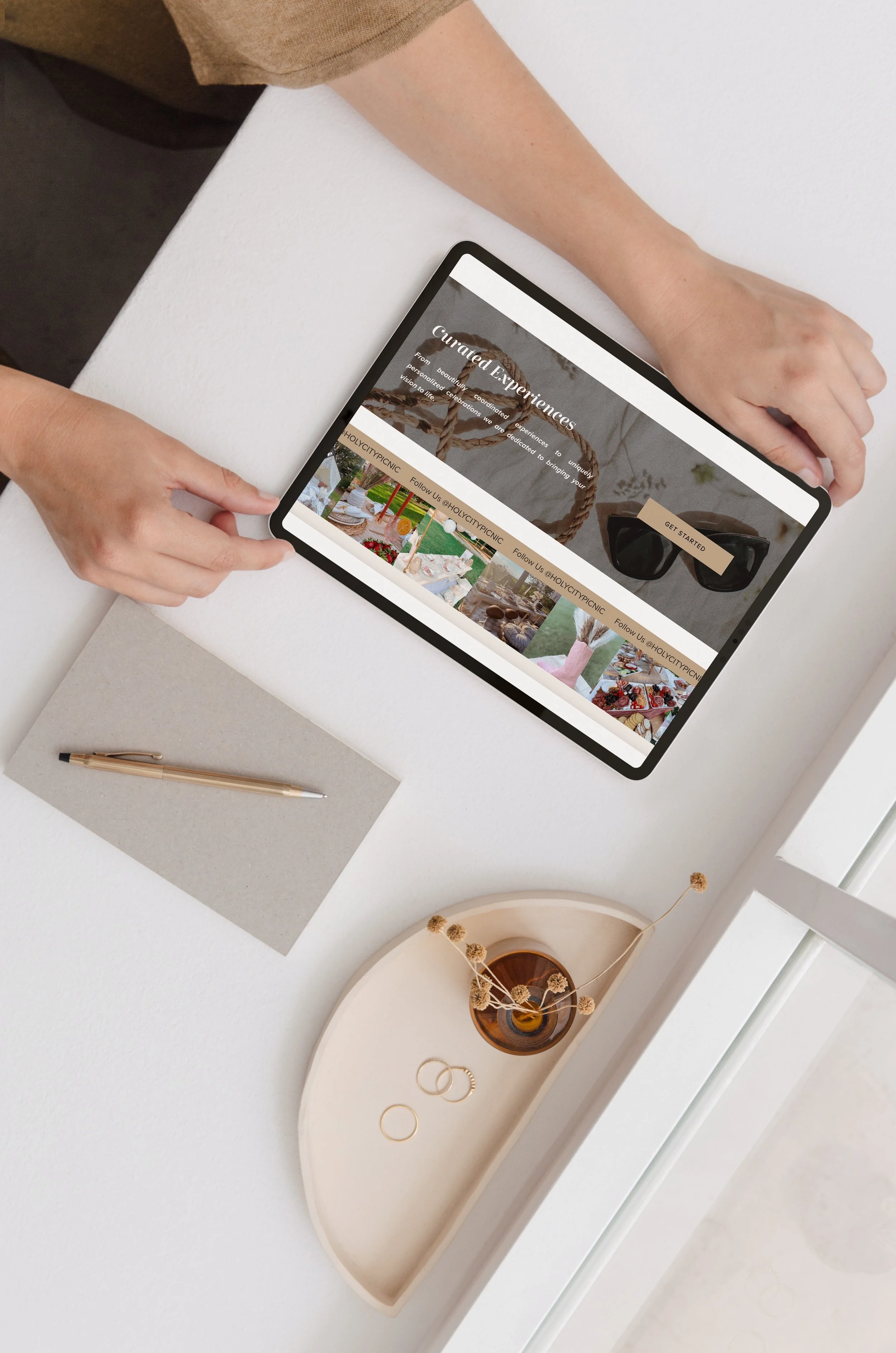 Pop-up Picnic Company Rentals Website