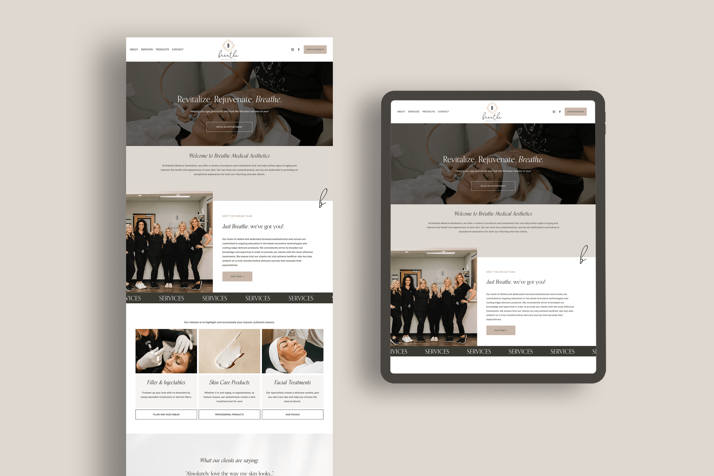 Med Spa Website Examples