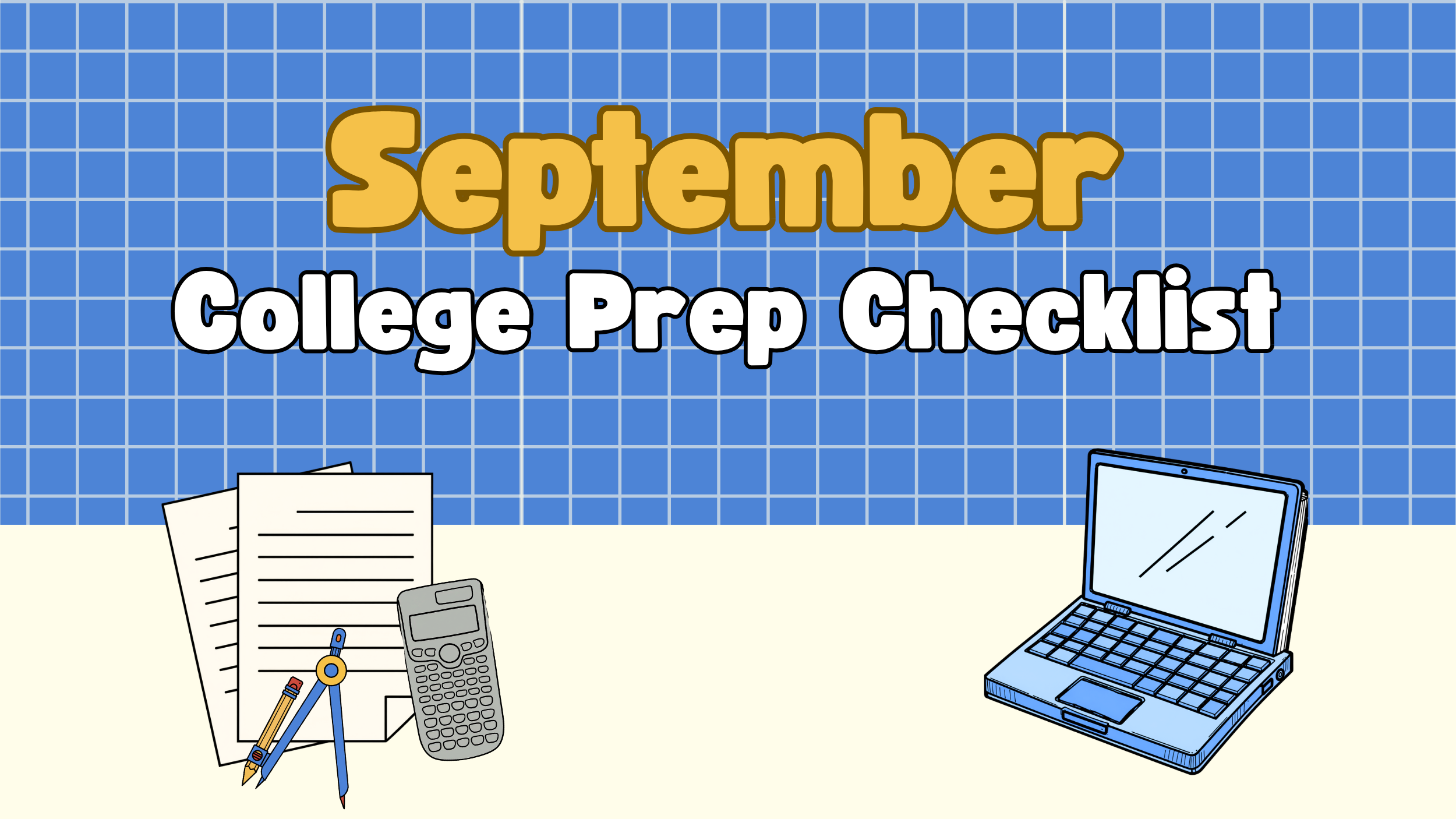 The September College Prep Checklist