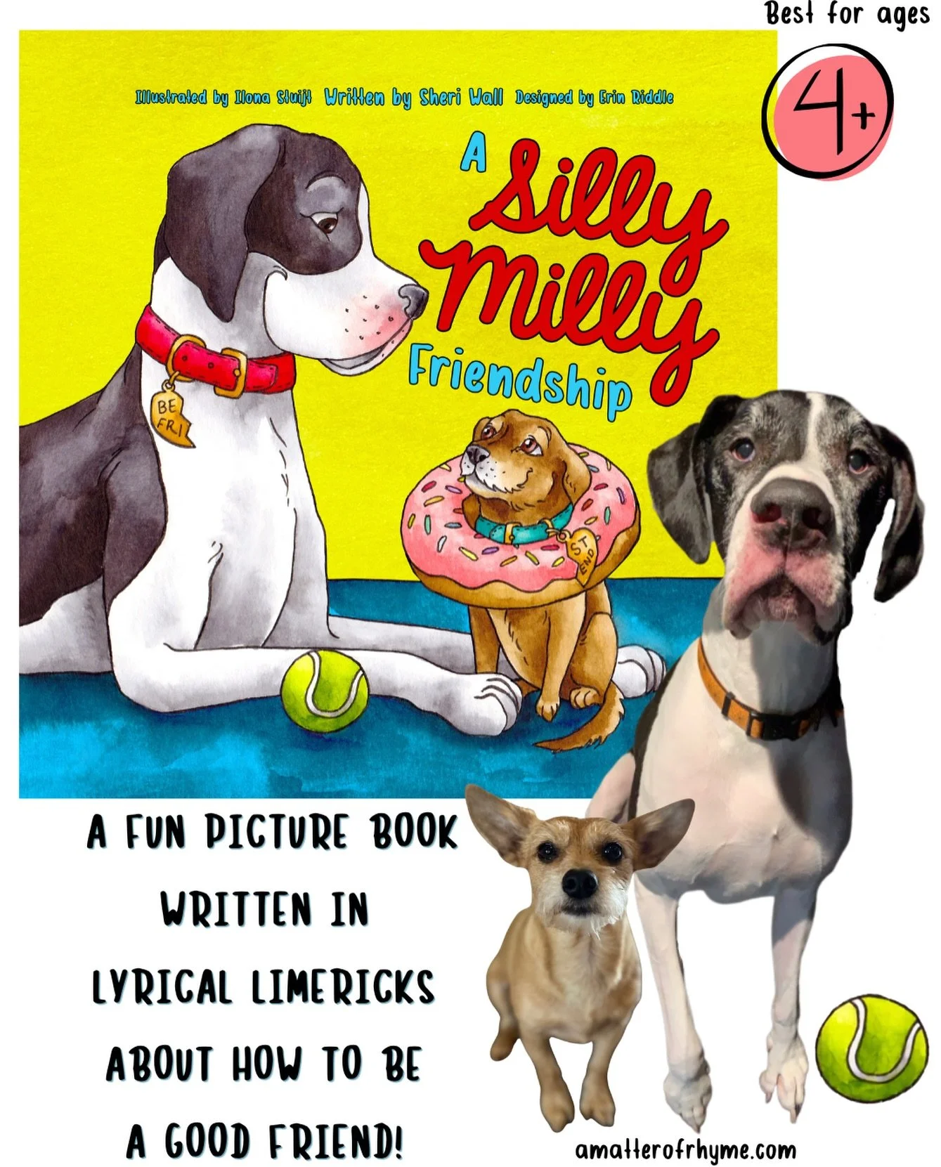 This is a wonderful time of the year to encourage getting along with others. Little readers and listeners will love these two very special canine friends and how they are better together!

Lighthearted limericks make these &ldquo;dog days&rdquo; of s