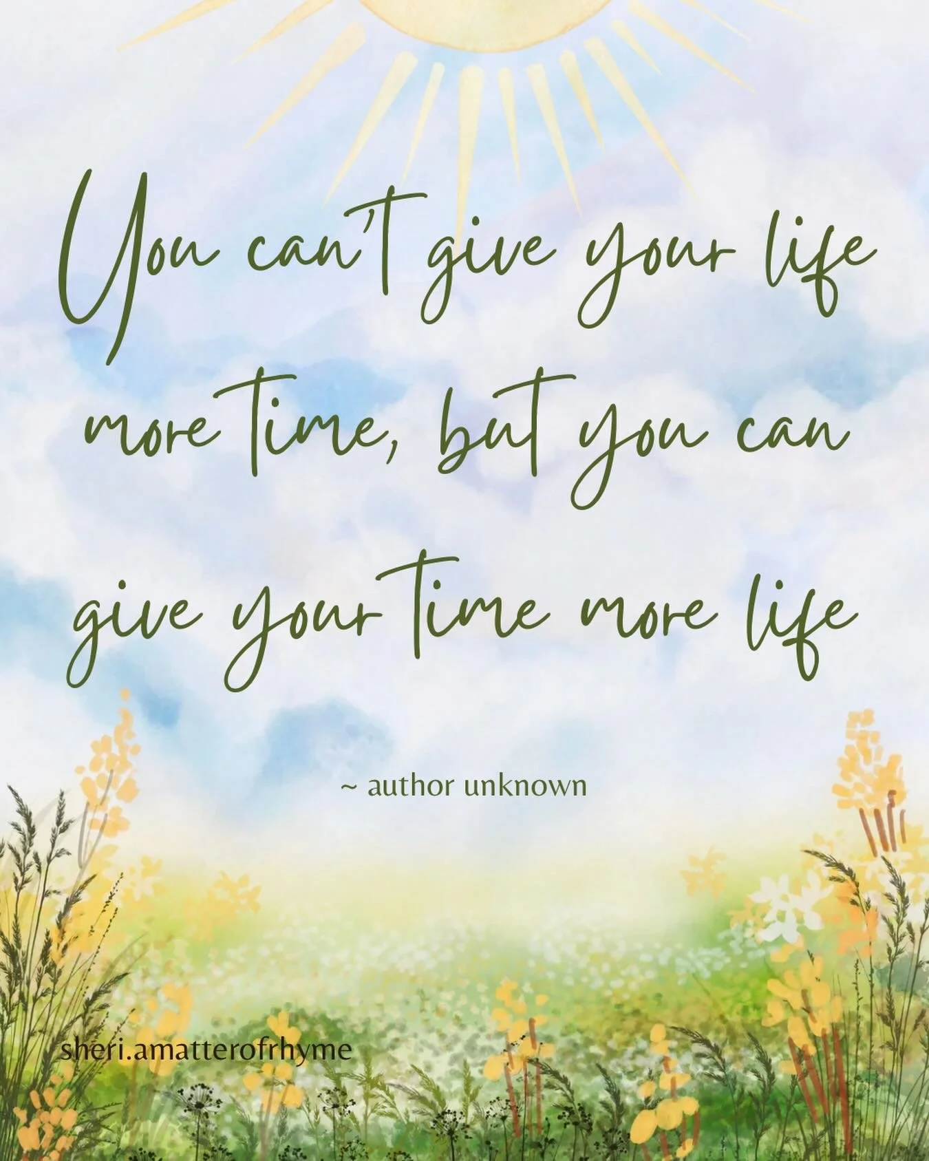 Today was the first day I&rsquo;ve ever seen this quote. Apparently, it&rsquo;s been around a while. I searched for the origin, but the author is unknown. It really made me think&hellip;

Sometimes, I let little things get to me, and I really DO NOT 