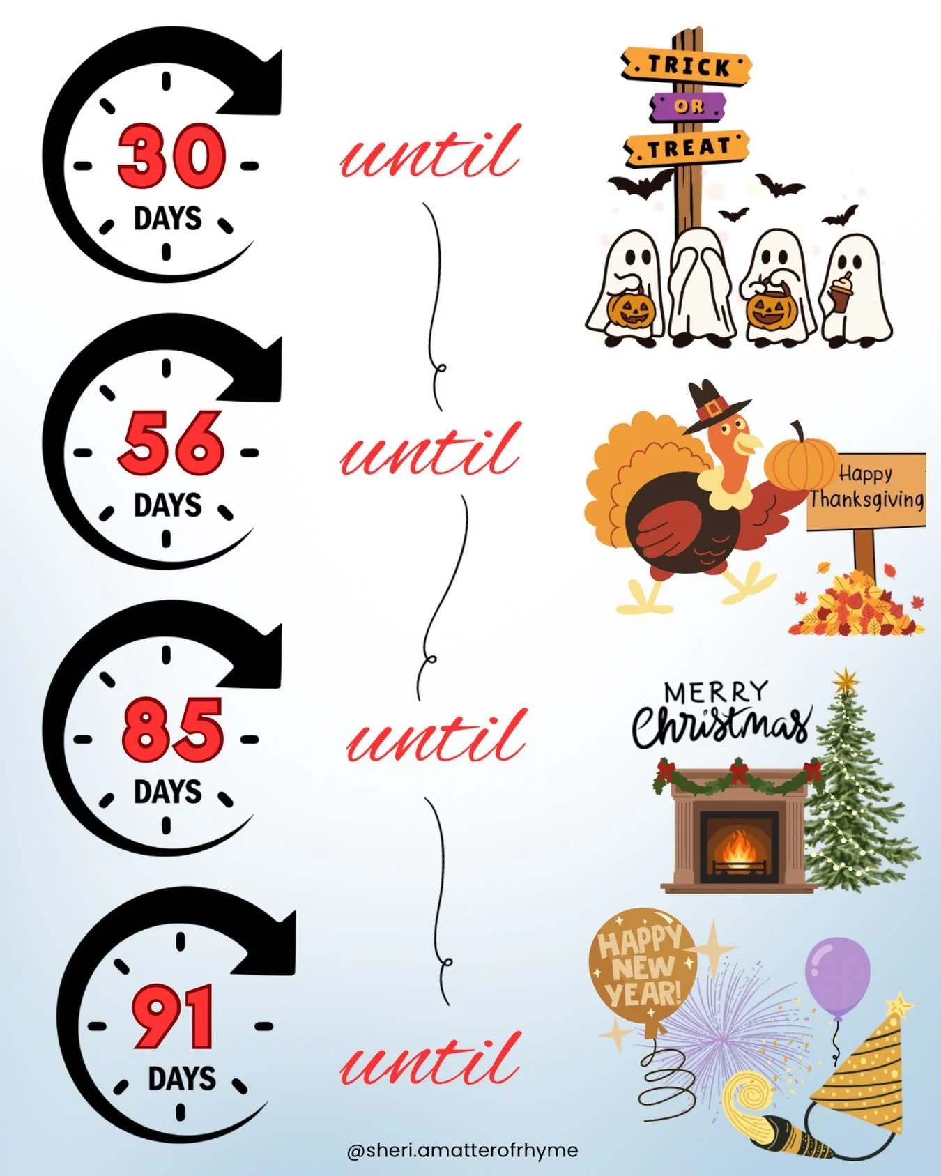 It&rsquo;s October 1st, let the countdown begin&hellip;