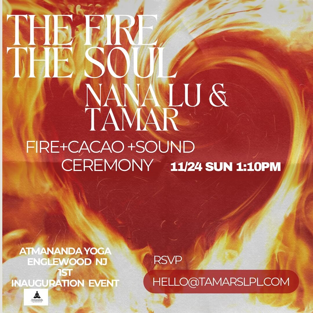 This is sacred fire!🔥🔥🔥
Last chance my fellow NY and NJ spirit crew to join myself and Mayan Elder and fire keeper, Nana Lu, before her departure back to Mexico🔥❤️🔥

What a powerful fusion was last ceremony! 
This time I am happy to announce we 