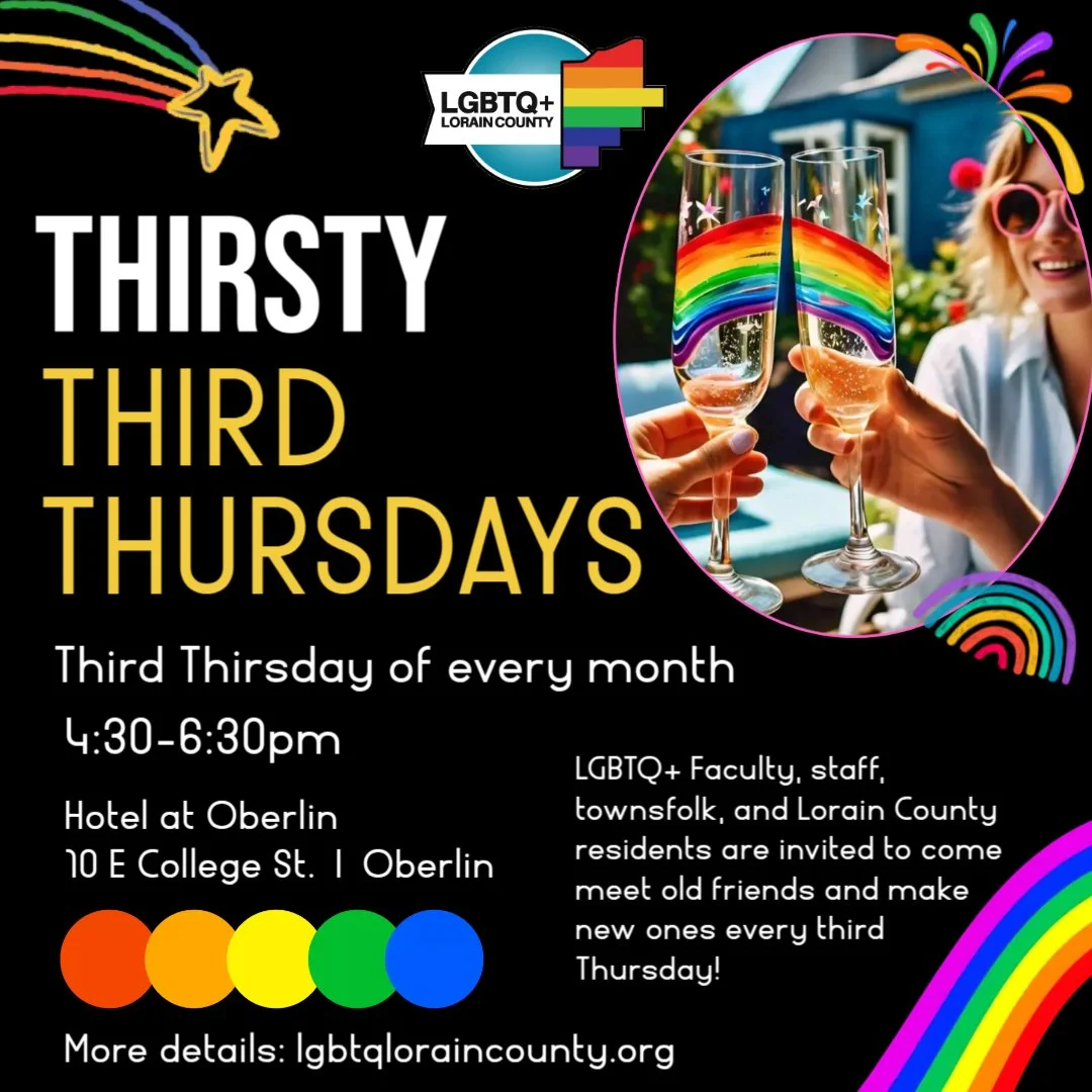Thirsty Third Thursdays Happy Hour — LGBTQ+ Lorain County