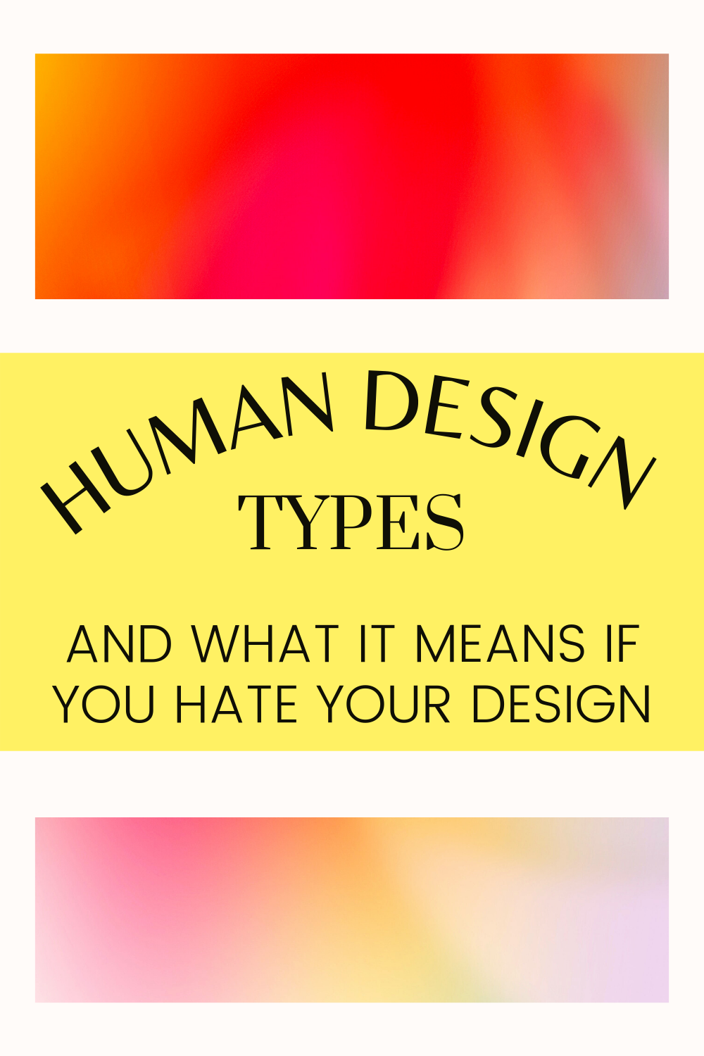 A Shallow Deep Dive on Human Design Types