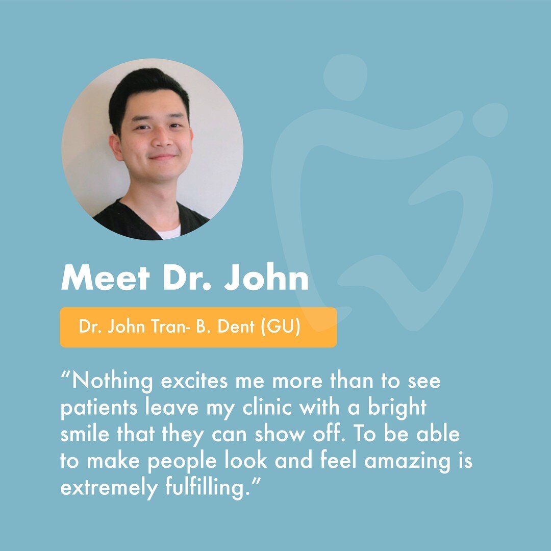 Meet the dentists at Family Focus Dental! Dr John tran love nothing more than to see patients leave the clinic with a bright smile that they can show off. Book an appointment with Dr John at familyfocusdental.com.au today 🦷