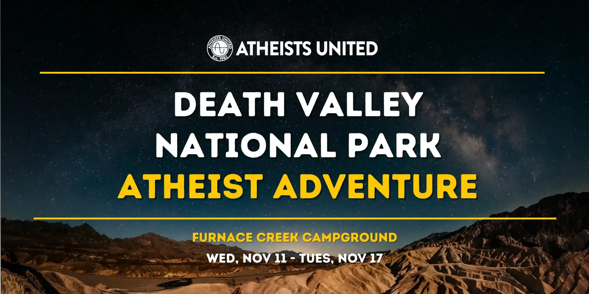 Atheist Adventure: Death Valley