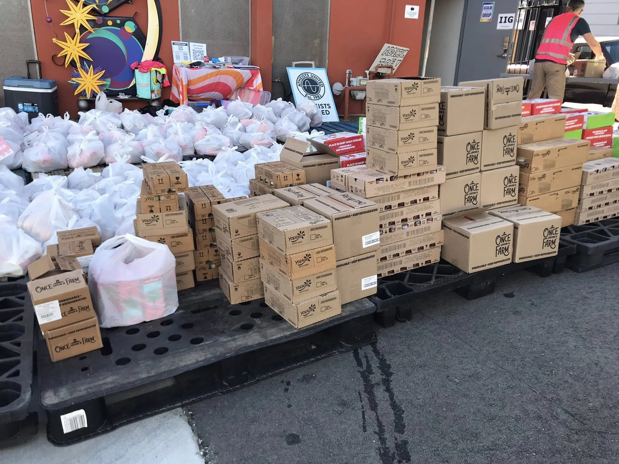 Atheists United gave out $78,000 in free food last year