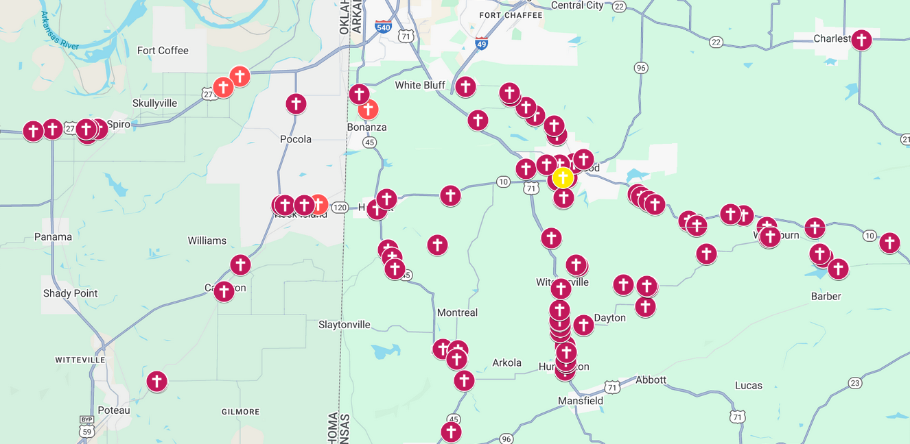 10,000 illegal religious signs tracked, 6,000 removed.