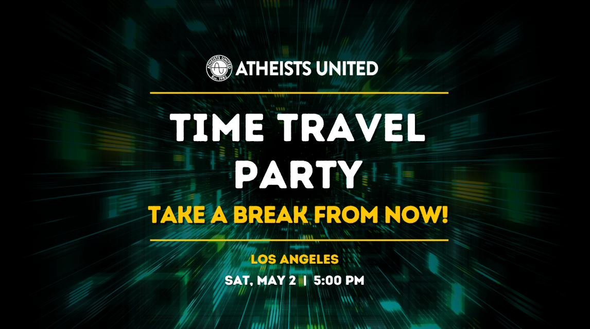 Announcement: May 2nd Time Travel Party and clothing drive!