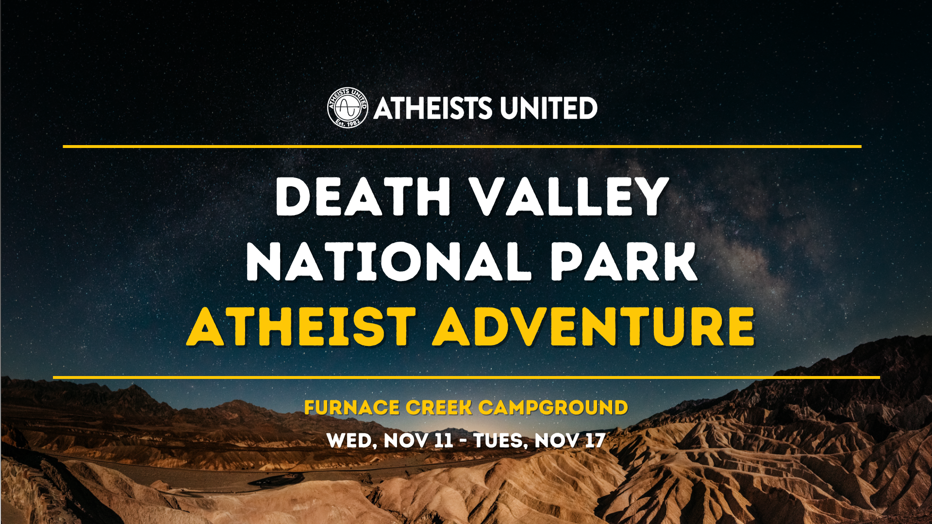 Atheist Adventure: Death Valley