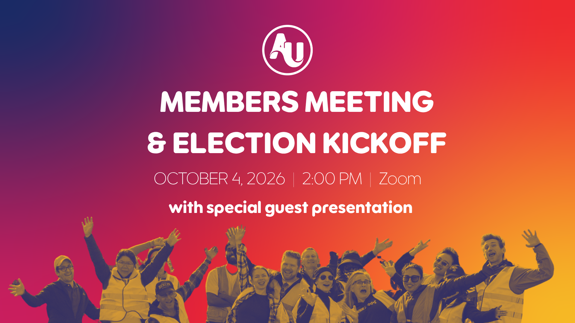 Speaker / Members Meeting / Election Kick-Off