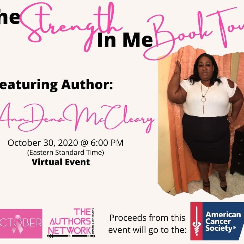 Please mark your calendars 10/30/2020  for the book tour