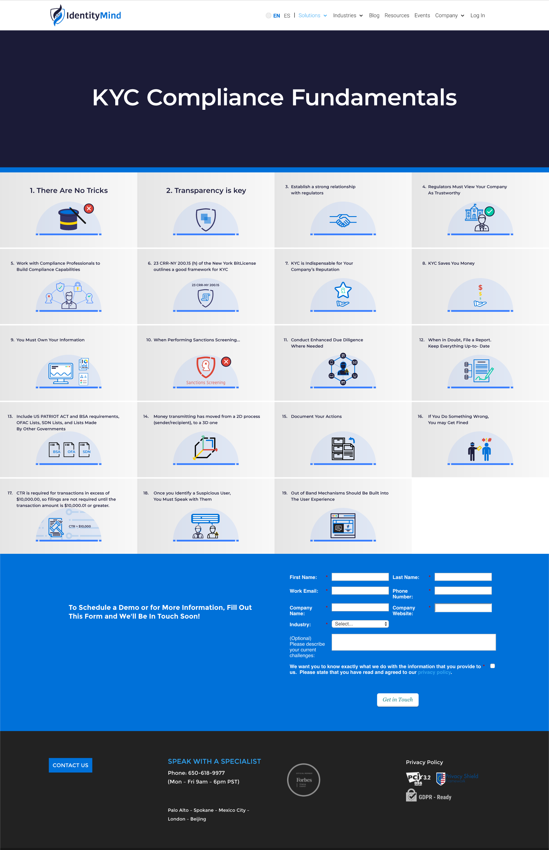 KYC Fundamentals Web Resource