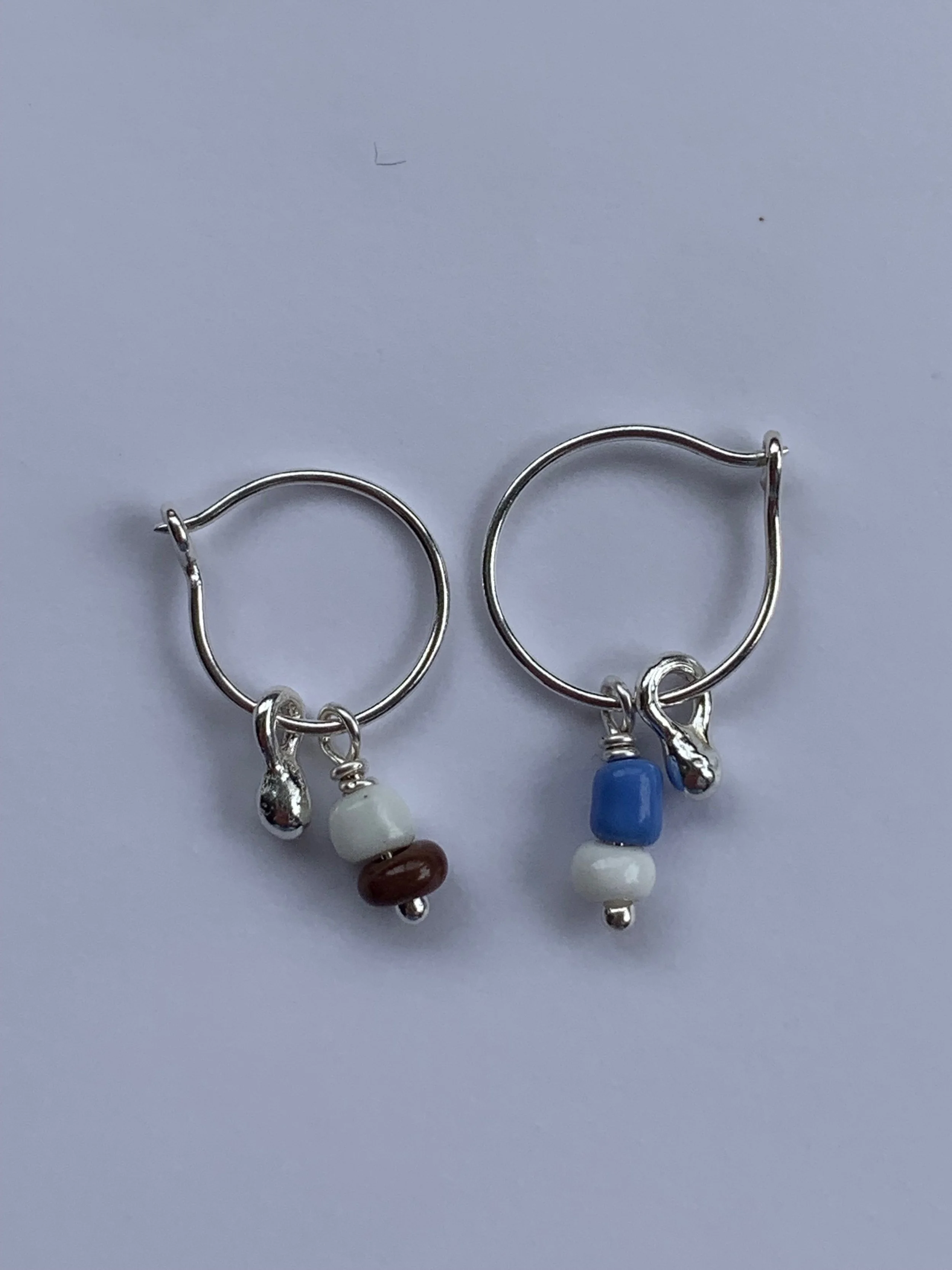 Blue, White, Brown and Blobs