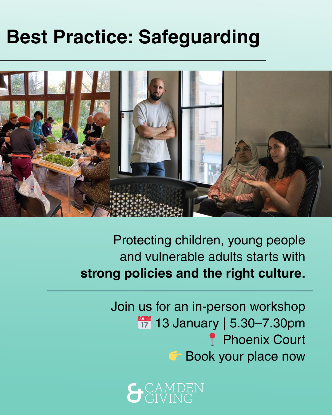 Grantee support programme: Best Practice Safeguarding workshop