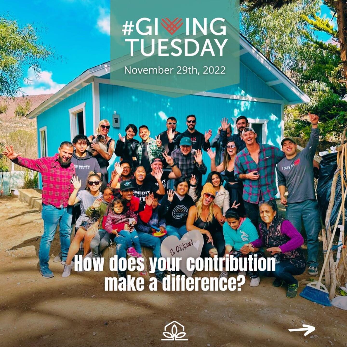 GIVING TUESDAY 
Please consider helping us fund a home for a family in need. &hearts;️🏡