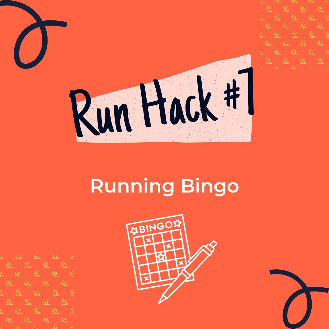 ⚡️Ever tried  Run Bingo? 🏃&zwj;♂️✨ 
It's all about setting small, fun goals for your runs - Like spotting a dog in a quirky outfit or finding a new trail. Perfect for adding some motivation and getting out of your run rut. Here&rsquo;s a starter lis