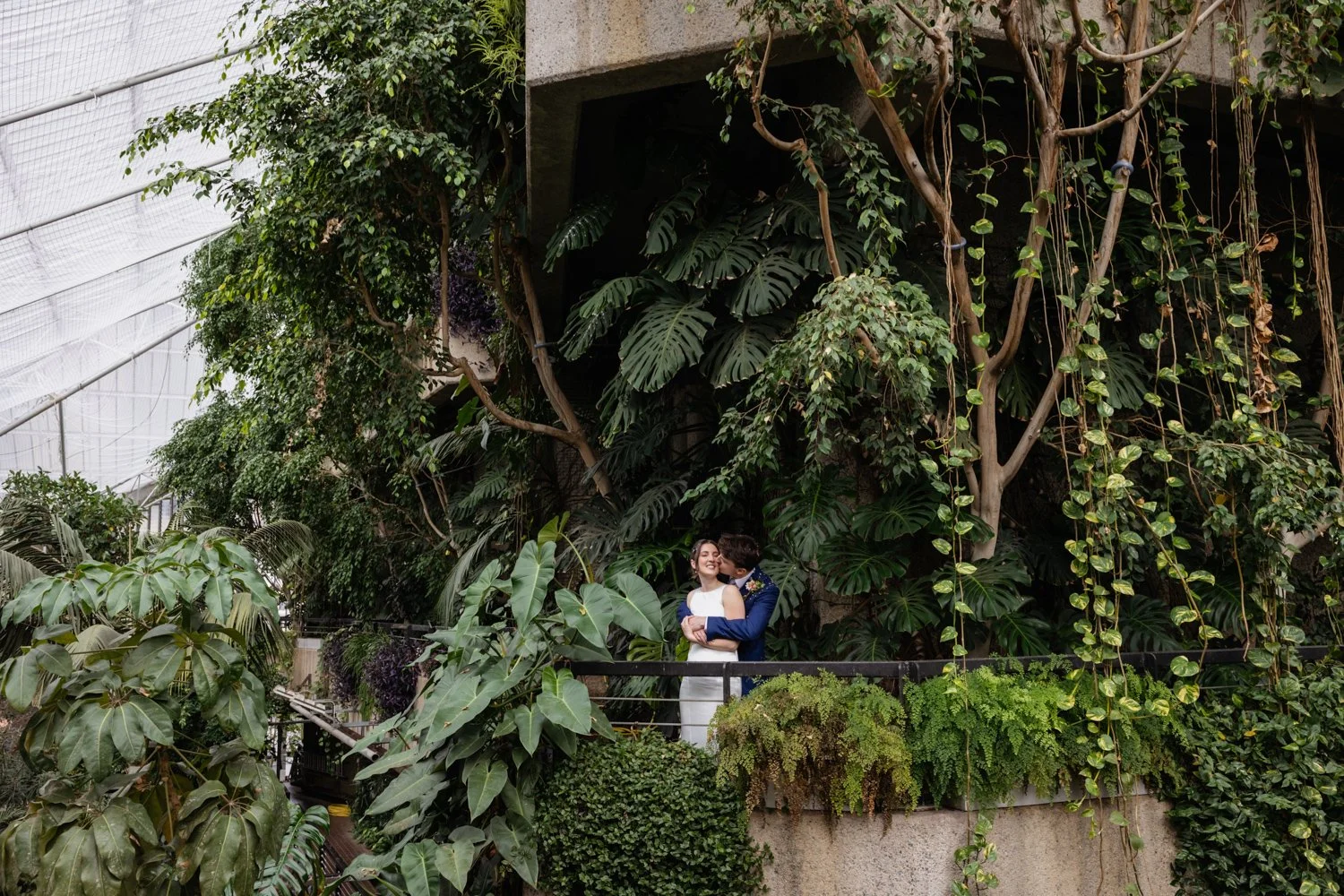 Barbican Conservatory Wedding Photographer