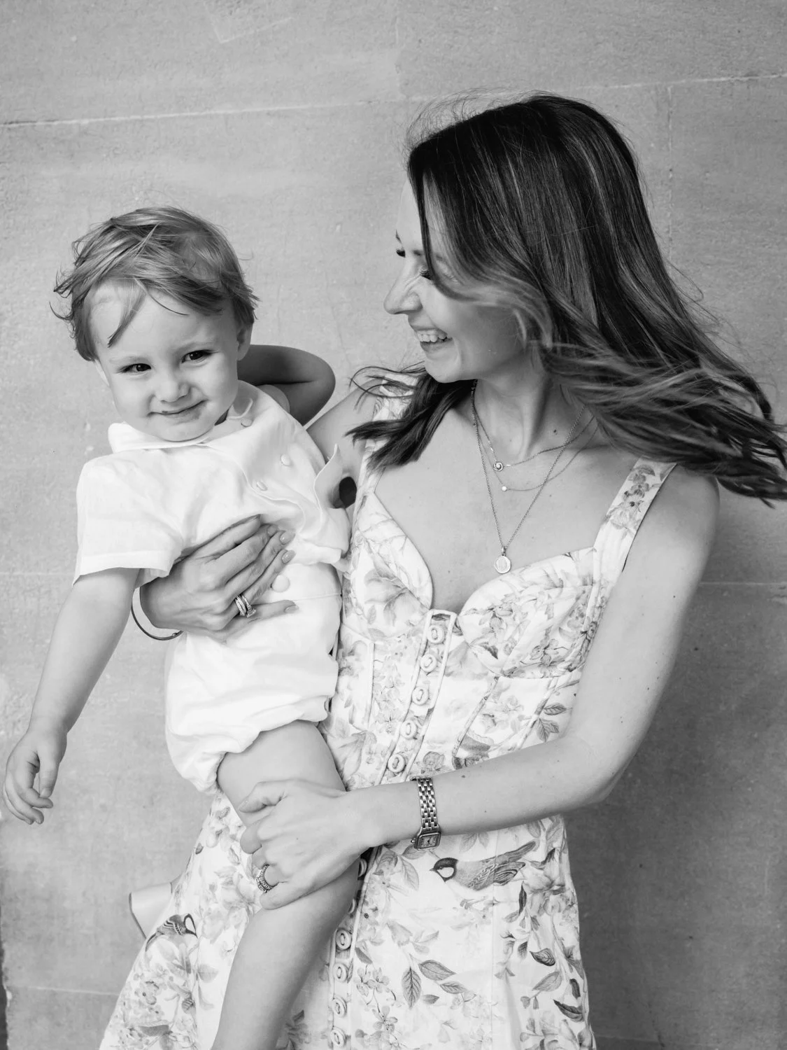Mother and child portrait